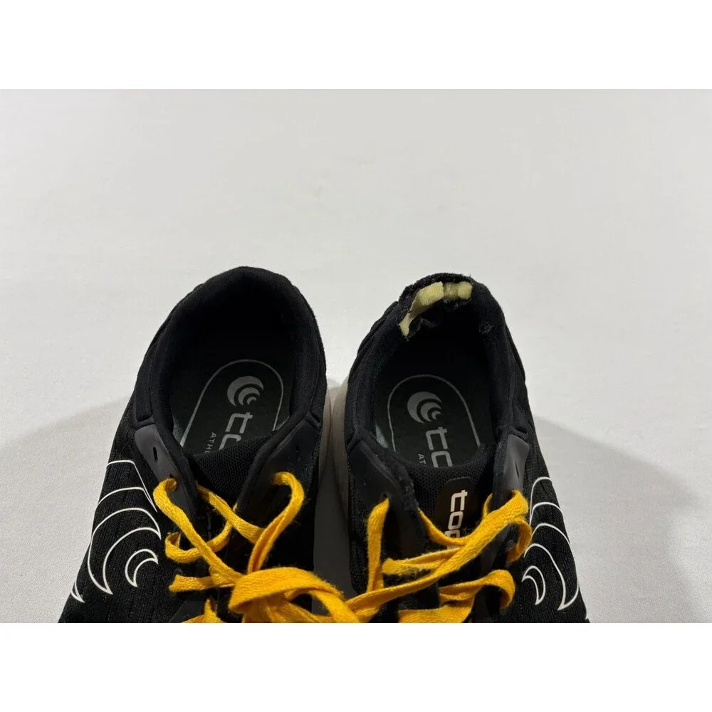 Topo Athletic Atmos Shoes Mens Wide Black White Road Running Sneakers Sz 12